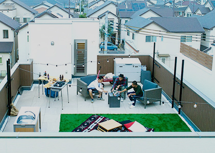 屋上庭園のイメージ写真